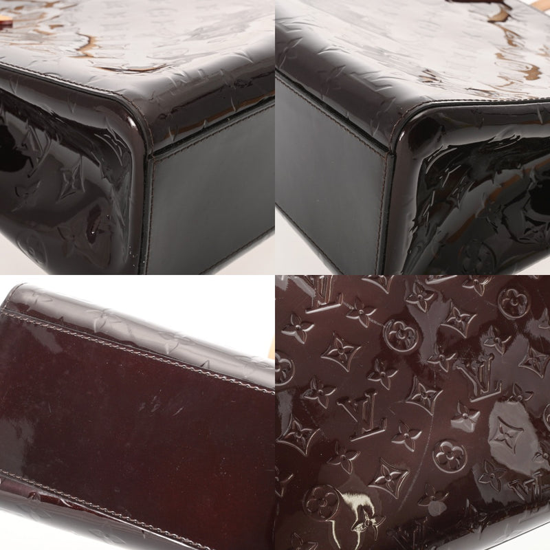 LOUIS VUITTON ルイヴィトン モノグラムヴェルニ カタリーナ EW アマラント M90011 レディース モノグラムヴェルニ ハンドバッグ ABランク 中古 銀蔵