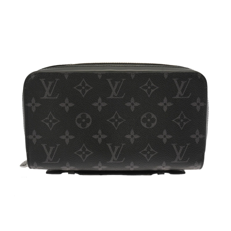 LOUIS VUITTON ルイヴィトン モノグラムエクリプス ジッピー XL トラベルケース 黒/グレー M61698 メンズ モノグラムキャンバス 長財布 Bランク 中古 銀蔵