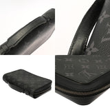 LOUIS VUITTON ルイヴィトン モノグラムエクリプス ジッピー XL トラベルケース 黒/グレー M61698 メンズ モノグラムキャンバス 長財布 Bランク 中古 銀蔵