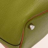 HERMES エルメス ピコタン PM バイカラー アニスグリーン/オレンジ □J刻印(2006年頃) レディース シェーブル ハンドバッグ ABランク 中古 銀蔵