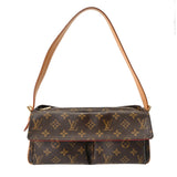 LOUIS VUITTON ルイヴィトン モノグラム ヴィバシテ MM セミショルダー ブラウン M51164 レディース モノグラムキャンバス ショルダーバッグ Bランク 中古 銀蔵