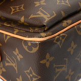 LOUIS VUITTON ルイヴィトン モノグラム ヴィバシテ MM セミショルダー ブラウン M51164 レディース モノグラムキャンバス ショルダーバッグ Bランク 中古 銀蔵