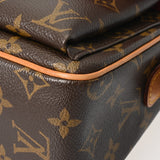 LOUIS VUITTON ルイヴィトン モノグラム ヴィバシテ MM セミショルダー ブラウン M51164 レディース モノグラムキャンバス ショルダーバッグ Bランク 中古 銀蔵