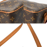 LOUIS VUITTON ルイヴィトン モノグラム ヴィバシテ MM セミショルダー ブラウン M51164 レディース モノグラムキャンバス ショルダーバッグ Bランク 中古 銀蔵