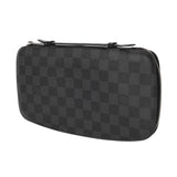 LOUIS VUITTON ルイヴィトン ダミエグラフィット オーガナイザー アトール 黒/グレー N48255 メンズ ダミエグラフィットキャンバス トラベルケース ABランク 中古 銀蔵