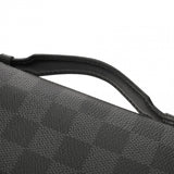 LOUIS VUITTON ルイヴィトン ダミエグラフィット オーガナイザー アトール 黒/グレー N48255 メンズ ダミエグラフィットキャンバス トラベルケース ABランク 中古 銀蔵