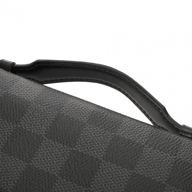LOUIS VUITTON ルイヴィトン ダミエグラフィット オーガナイザー アトール 黒/グレー N48255 メンズ ダミエグラフィットキャンバス トラベルケース ABランク 中古 銀蔵