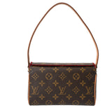 LOUIS VUITTON ルイヴィトン モノグラム レシタル ブラウン M51900 レディース モノグラムキャンバス ハンドバッグ Bランク 中古 銀蔵