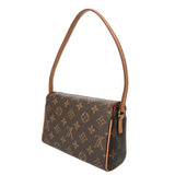 LOUIS VUITTON ルイヴィトン モノグラム レシタル ブラウン M51900 レディース モノグラムキャンバス ハンドバッグ Bランク 中古 銀蔵