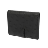 HERMES エルメス ベアンコンパクト ブラック Z刻印(2021年頃) ユニセックス オーストリッチ 二つ折り財布 ABランク 中古 銀蔵