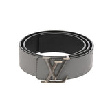 LOUIS VUITTON ルイヴィトン モノグラムイリュージョン サンチュール サイズ85 グレー M0121 メンズ レザー ベルト Aランク 中古 銀蔵
