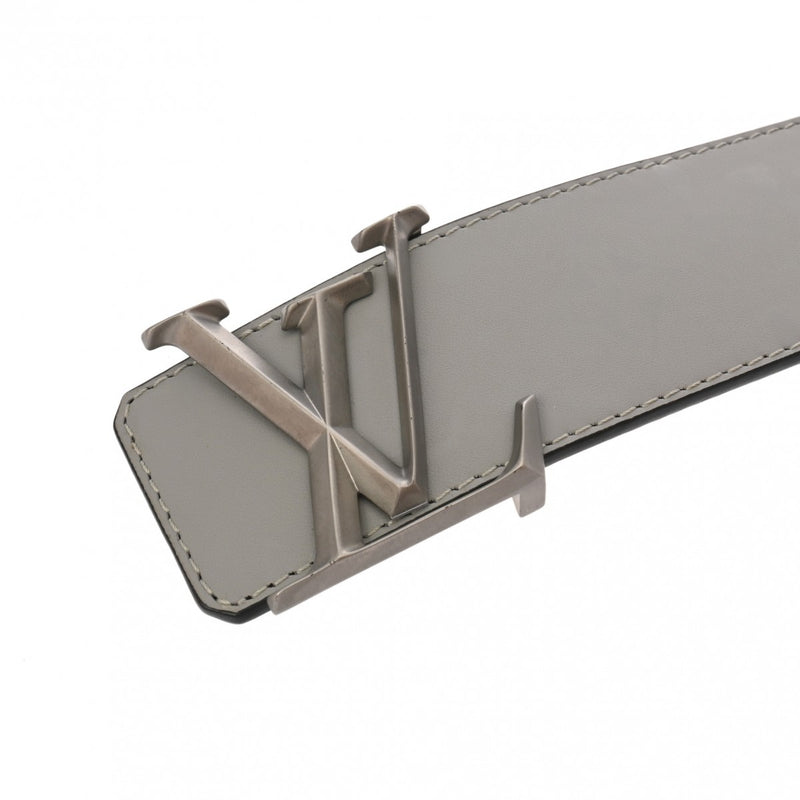 LOUIS VUITTON ルイヴィトン モノグラムイリュージョン サンチュール サイズ85 グレー M0121 メンズ レザー ベルト Aランク 中古 銀蔵