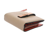 LOEWE ロエベ コンパクトジップウォレット ライトオーツ/ハニー Ｃ660Z41X02_2463 レディース ソフトグレインカーフ 三つ折り財布 ABランク 中古 銀蔵