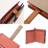 LOEWE ロエベ コンパクトジップウォレット ライトオーツ/ハニー Ｃ660Z41X02_2463 レディース ソフトグレインカーフ 三つ折り財布 ABランク 中古 銀蔵