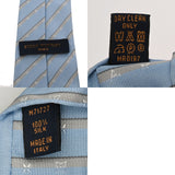 LOUIS VUITTON ルイヴィトン クラヴァット モノグラム ブルー M71727 メンズ シルク100％ ネクタイ ABランク 中古 銀蔵