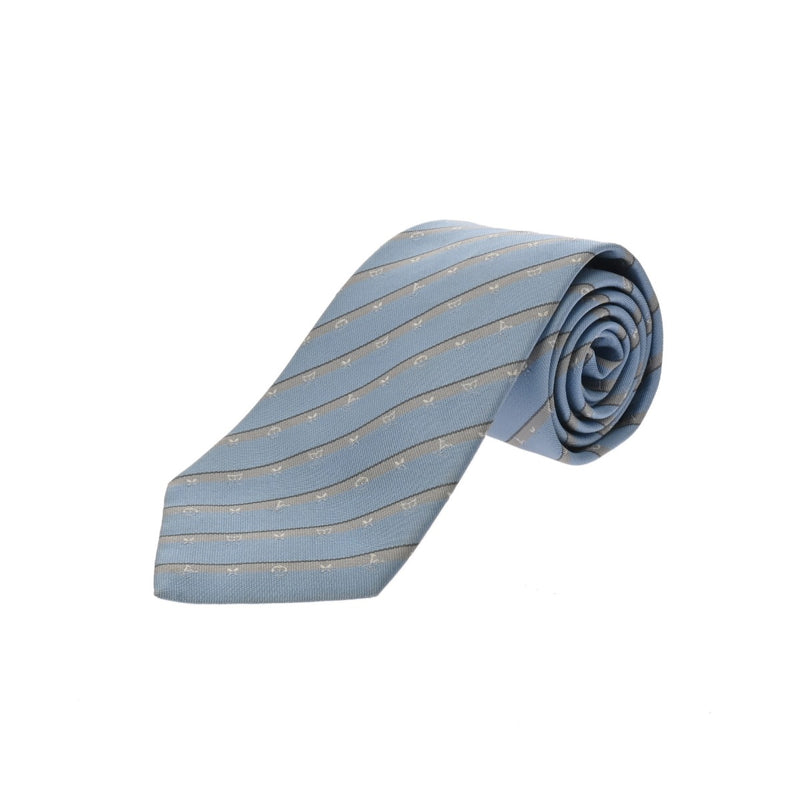 LOUIS VUITTON ルイヴィトン クラヴァット モノグラム ブルー M71727 メンズ シルク100％ ネクタイ ABランク 中古 銀蔵