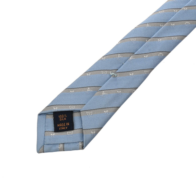 LOUIS VUITTON ルイヴィトン クラヴァット モノグラム ブルー M71727 メンズ シルク100％ ネクタイ ABランク 中古 銀蔵