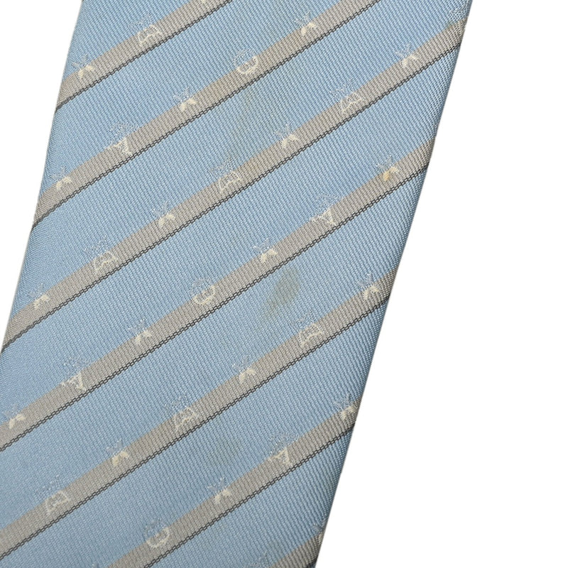 LOUIS VUITTON ルイヴィトン クラヴァット モノグラム ブルー M71727 メンズ シルク100％ ネクタイ ABランク 中古 銀蔵