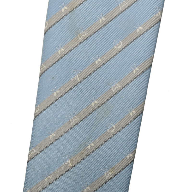 LOUIS VUITTON ルイヴィトン クラヴァット モノグラム ブルー M71727 メンズ シルク100％ ネクタイ ABランク 中古 銀蔵