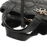 CHRISTIAN DIOR クリスチャンディオール トゥジュール バッグ スモール ブラック M2822OSNW_M900 レディース カーフ ハンドバッグ 新同 中古 銀蔵