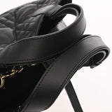 CHRISTIAN DIOR クリスチャンディオール トゥジュール バッグ スモール ブラック M2822OSNW_M900 レディース カーフ ハンドバッグ 新同 中古 銀蔵