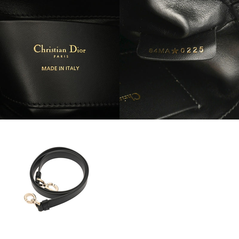 CHRISTIAN DIOR クリスチャンディオール トゥジュール バーティカルカバ ナノ ブラック レディース カーフ ハンドバッグ 新同 中古 銀蔵