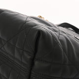 CHRISTIAN DIOR クリスチャンディオール トゥジュール バーティカルカバ ナノ ブラック レディース カーフ ハンドバッグ 新同 中古 銀蔵