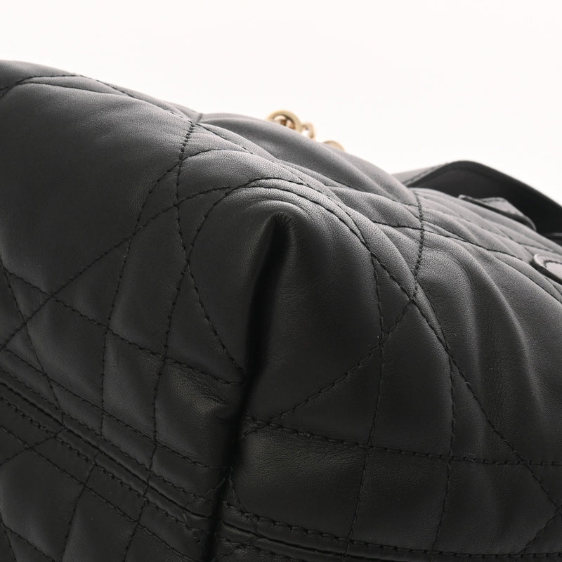 CHRISTIAN DIOR クリスチャンディオール トゥジュール バーティカルカバ ナノ ブラック レディース カーフ ハンドバッグ 新同 中古 銀蔵