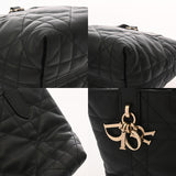 CHRISTIAN DIOR クリスチャンディオール トゥジュール バーティカルカバ ナノ ブラック レディース カーフ ハンドバッグ 新同 中古 銀蔵