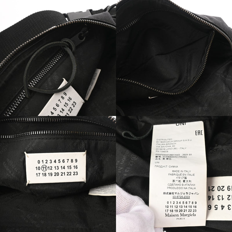 Maison Margiela メゾン マルジェラ クロス ブラック S55WB0072 ユニセックス ナイロン ボディバッグ ABランク 中古 銀蔵