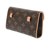 LOUIS VUITTON ルイヴィトン モノグラム ポシェットフロランティーヌ ブラウン M51855 レディース モノグラムキャンバス ウエストバッグ Aランク 中古 銀蔵