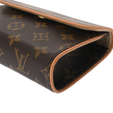 LOUIS VUITTON ルイヴィトン モノグラム ポシェットフロランティーヌ ブラウン M51855 レディース モノグラムキャンバス ウエストバッグ Aランク 中古 銀蔵