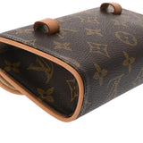 LOUIS VUITTON ルイヴィトン モノグラム ポシェットフロランティーヌ ブラウン M51855 レディース モノグラムキャンバス ウエストバッグ Aランク 中古 銀蔵