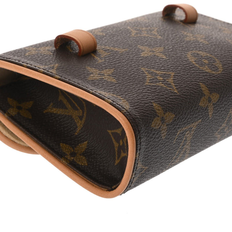 LOUIS VUITTON ルイヴィトン モノグラム ポシェットフロランティーヌ ブラウン M51855 レディース モノグラムキャンバス ウエストバッグ Aランク 中古 銀蔵