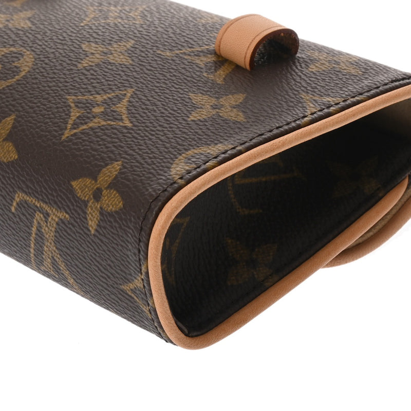LOUIS VUITTON ルイヴィトン モノグラム ポシェットフロランティーヌ ブラウン M51855 レディース モノグラムキャンバス ウエストバッグ Aランク 中古 銀蔵