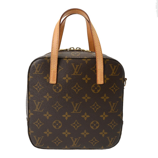 LOUIS VUITTON ルイヴィトン モノグラム スポンティーニ 2WAY ブラウン M47500 レディース モノグラムキャンバス ハンドバッグ ABランク 中古 銀蔵