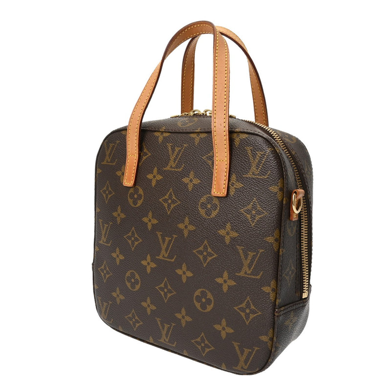 LOUIS VUITTON ルイヴィトン モノグラム スポンティーニ 2WAY ブラウン M47500 レディース モノグラムキャンバス ハンドバッグ ABランク 中古 銀蔵