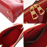 LOUIS VUITTON ルイヴィトン アルマ BB スカーレット M91606 レディース モノグラムキャンバス パテントレザー ハンドバッグ Aランク 中古 銀蔵