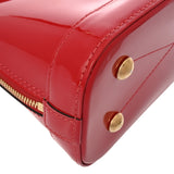 LOUIS VUITTON ルイヴィトン アルマ BB スカーレット M91606 レディース モノグラムキャンバス パテントレザー ハンドバッグ Aランク 中古 銀蔵