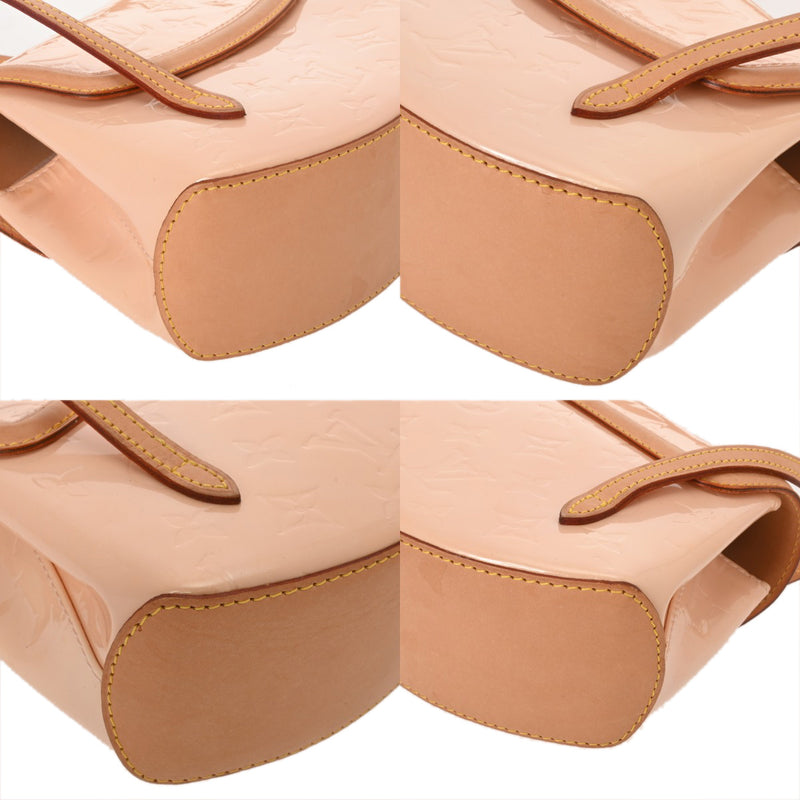 LOUIS VUITTON ルイヴィトン モノグラムヴェルニ ビスケインベイ PM マシュマロピンク M91288 レディース ヴェルニ ハンドバッグ ABランク 中古 銀蔵