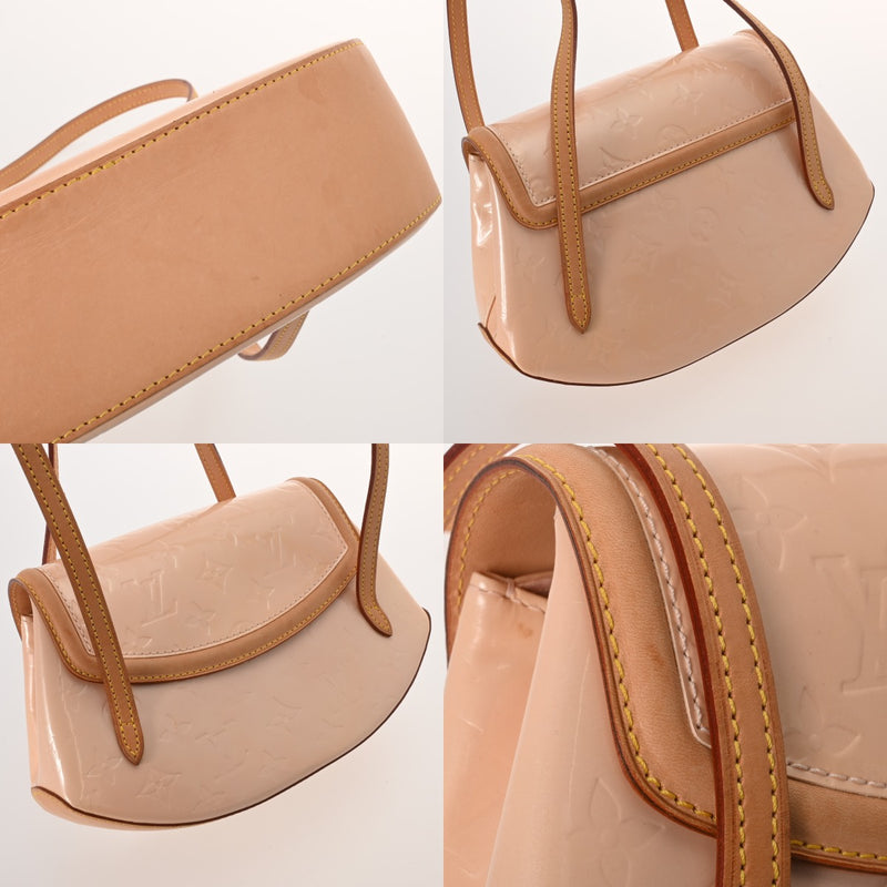 LOUIS VUITTON ルイヴィトン モノグラムヴェルニ ビスケインベイ PM マシュマロピンク M91288 レディース ヴェルニ ハンドバッグ ABランク 中古 銀蔵