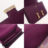 HERMES エルメス コンスタンス3 ミニ 18 ミロワール アネモネ B刻印(2023年頃) レディース ヴォースイフト ショルダーバッグ ABランク 中古 銀蔵