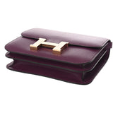 HERMES エルメス コンスタンス3 ミニ 18 ミロワール アネモネ B刻印(2023年頃) レディース ヴォースイフト ショルダーバッグ ABランク 中古 銀蔵