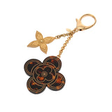 LOUIS VUITTON ルイヴィトン スティップリー ブラウン ゴールド M66971 レディース GP キーホルダー ABランク 中古 銀蔵