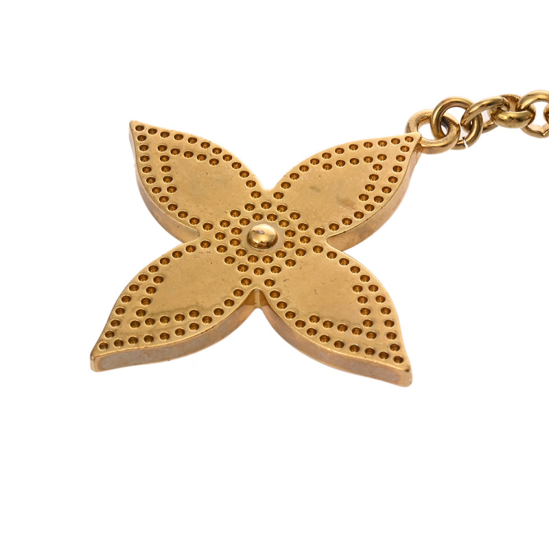 LOUIS VUITTON ルイヴィトン スティップリー ブラウン ゴールド M66971 レディース GP キーホルダー ABランク 中古 銀蔵