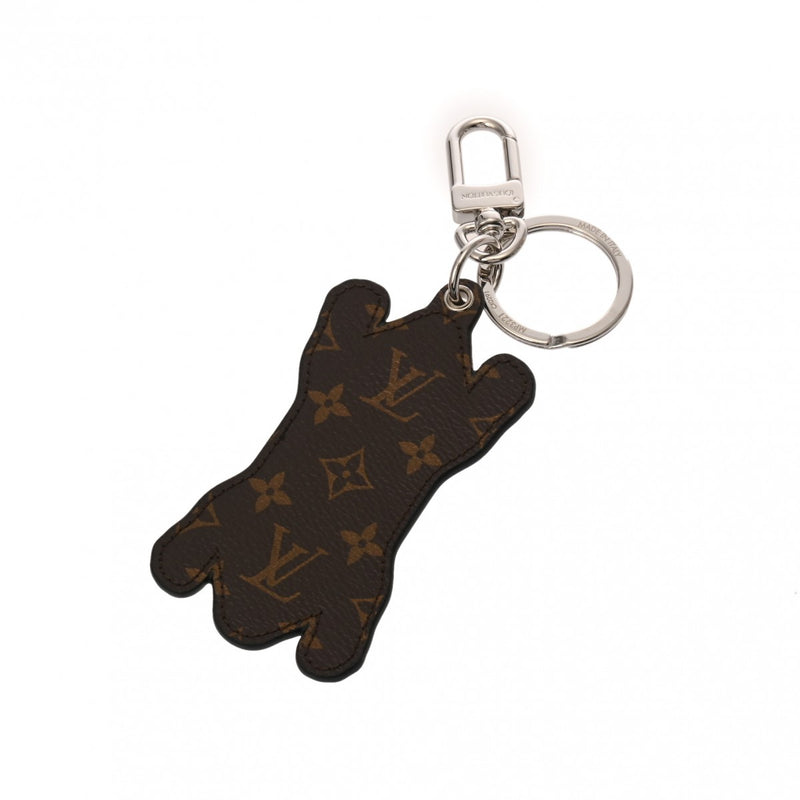 LOUIS VUITTON ルイヴィトン モノグラム バッグチャーム ポルトクレ LVMADE タイガー NIGOコラボ イエロー MP1995 ユニセックス モノグラムキャンバス キーホルダー Aランク 中古 銀蔵