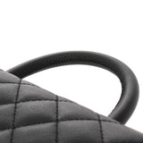 CHANEL シャネル マトラッセ トップハンドルフラップバッグ XS ブラック A92990 レディース キャビアスキン ハンドバッグ Aランク 中古 銀蔵
