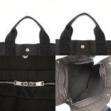 HERMES エルメス エールライン MM 新型 グレー ユニセックス キャンバス トートバッグ ABランク 中古 銀蔵