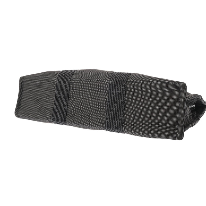 HERMES エルメス エールライン MM 新型 グレー ユニセックス キャンバス トートバッグ ABランク 中古 銀蔵