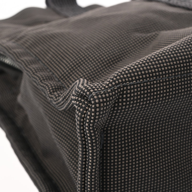 HERMES エルメス エールライン MM 新型 グレー ユニセックス キャンバス トートバッグ ABランク 中古 銀蔵